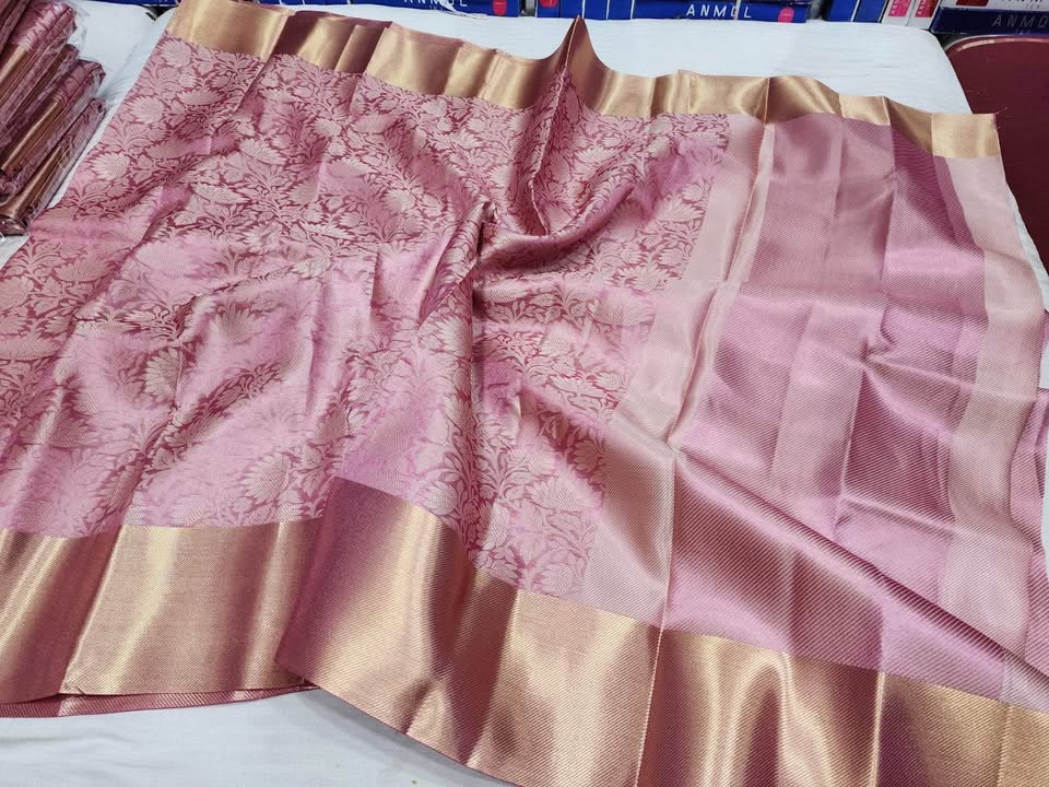 Nita Ambani Inspired Banarasi Gold Tissue Saree Sari