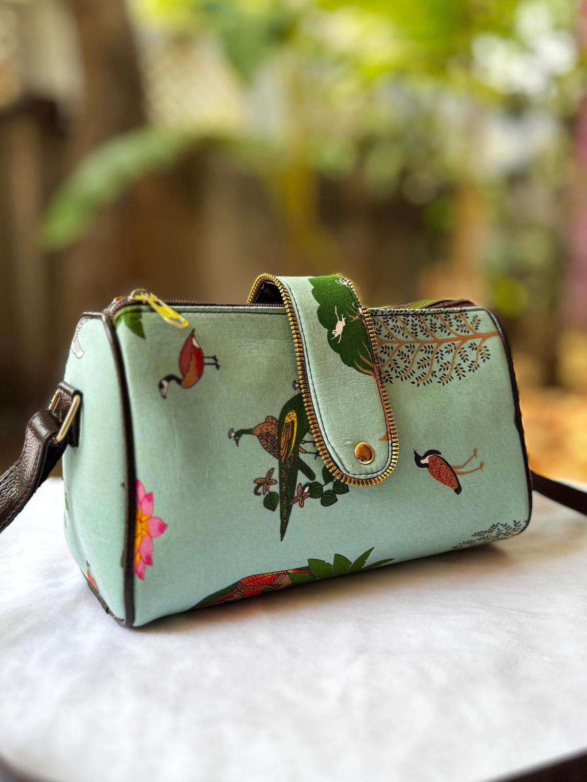 Block Printed Sling Bag
