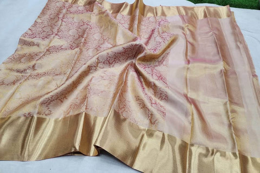 Nita Ambani Inspired Banarasi Gold Tissue Saree Sari