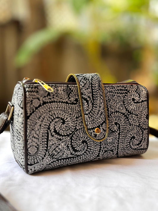 Block Printed Sling Bag