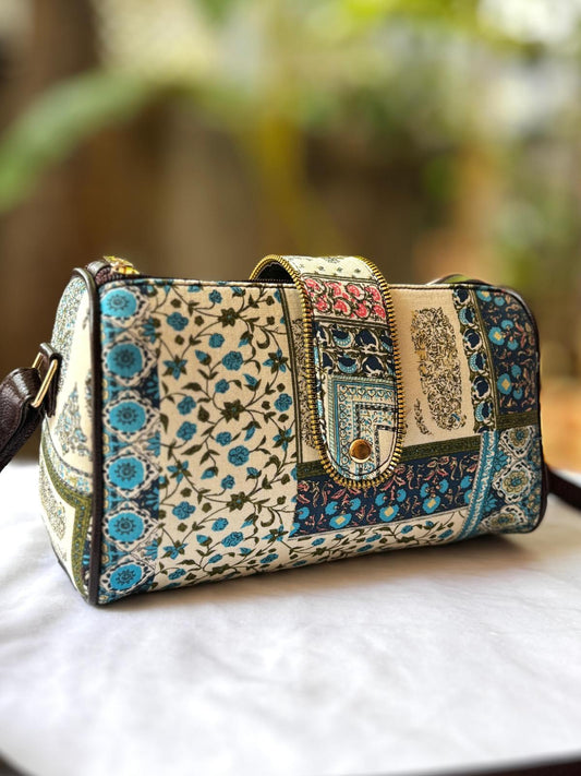Block Printed Sling Bag