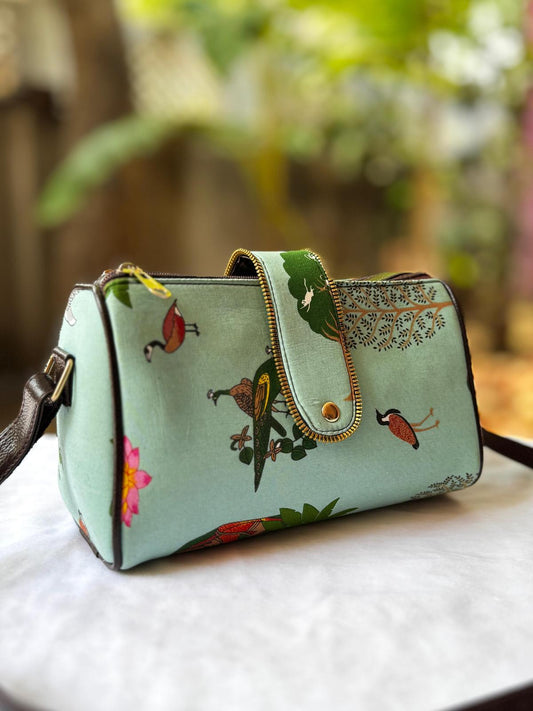 Block Printed Sling Bag